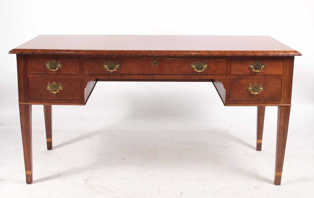 Baker Furniture Walnut Writing Desk (1 of 5)