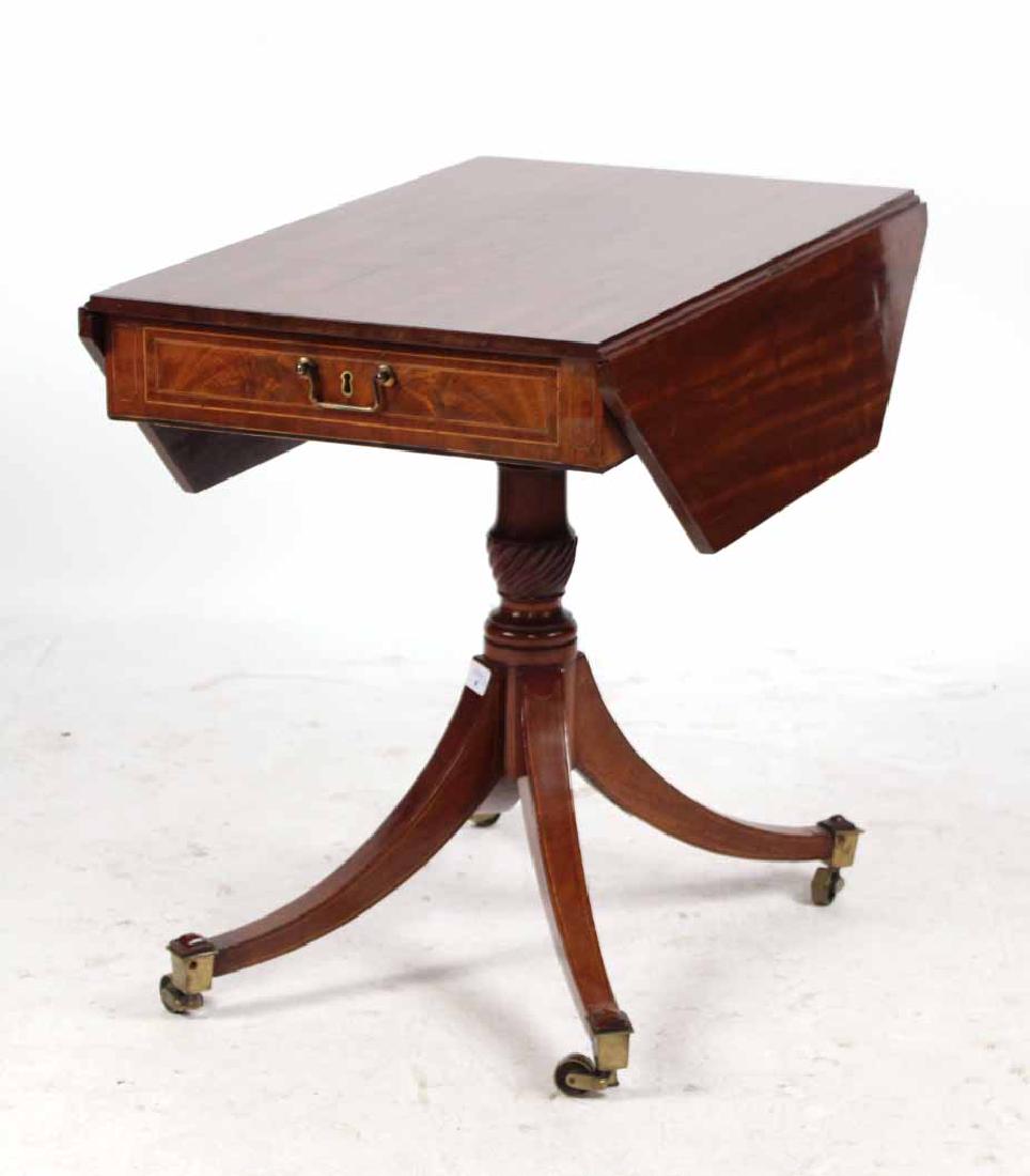 Regency Inlaid Mahogany Breakfast Table (1 of 5)