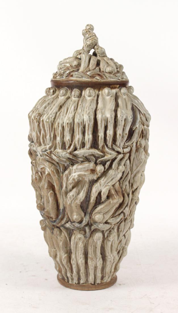 Ceramic Art Pottery Covered Jar (1 of 6)