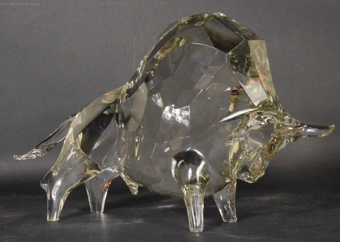 Murano Glass Bull Figure, Pino Signoretto (1 of 9)