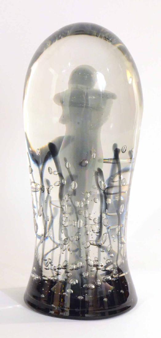 Murano Art Glass Sculpture Elio Raffaeli: Italy, 20thC. Signed underside. 21"h