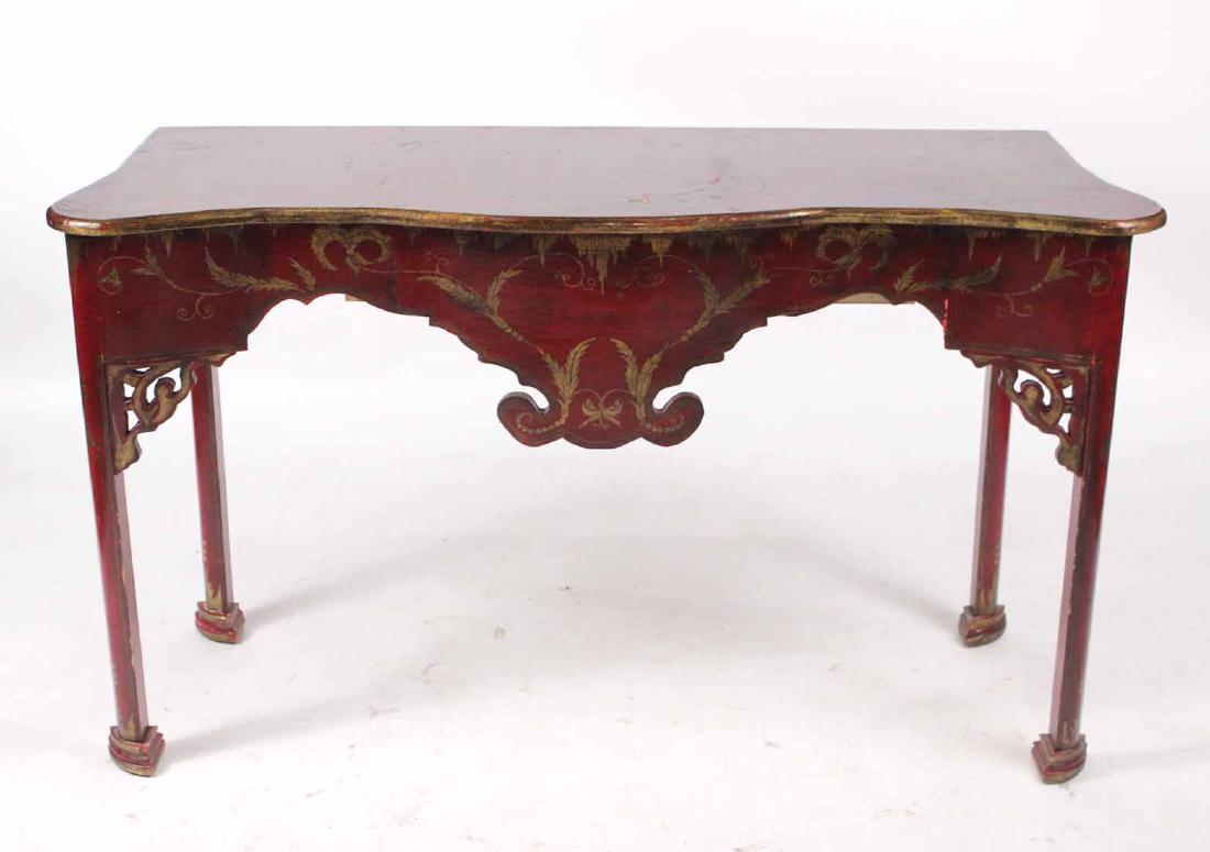 Chinese Paint-Decorated Server (1 of 6)