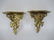 Pair of Italian Giltwood Wall Brackets