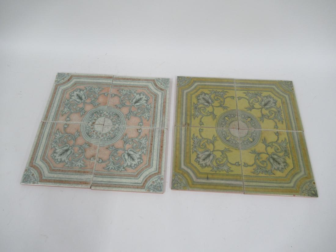 Two Sets of Tiles from Portugal: each tile 8" x 8"