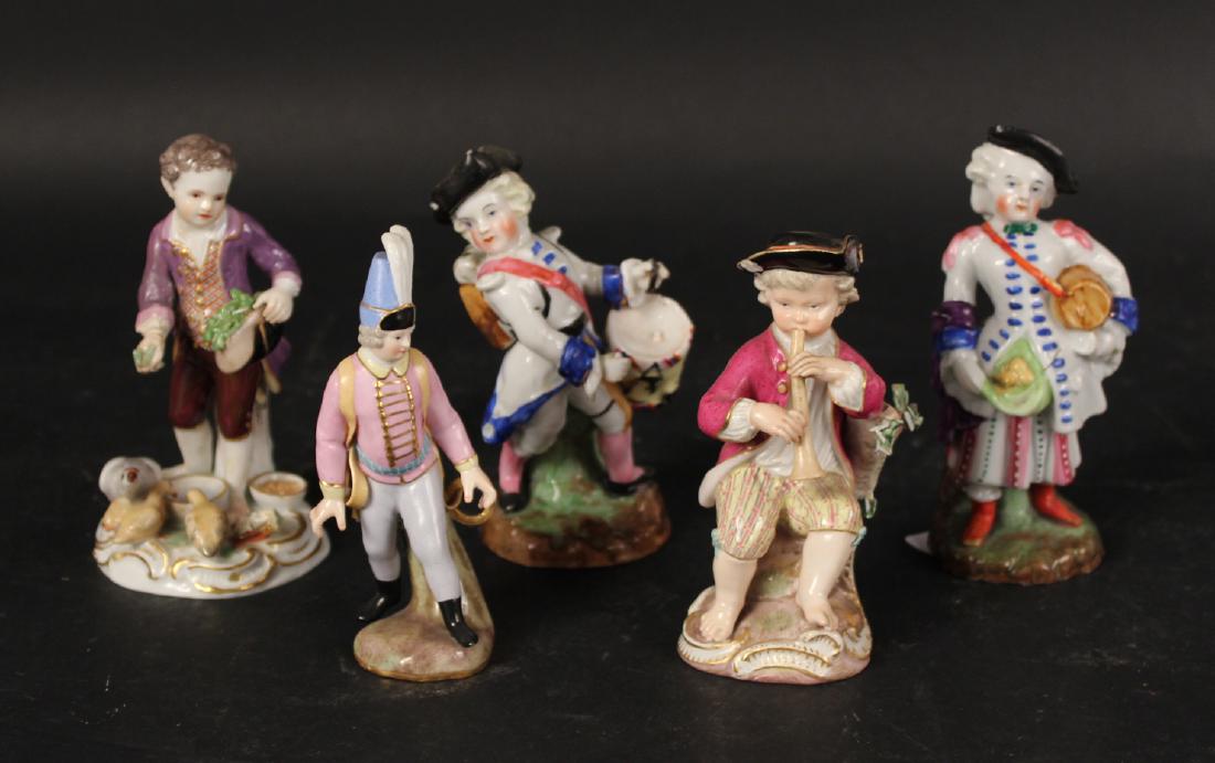 Five German Porcelain Figures (1 of 7)