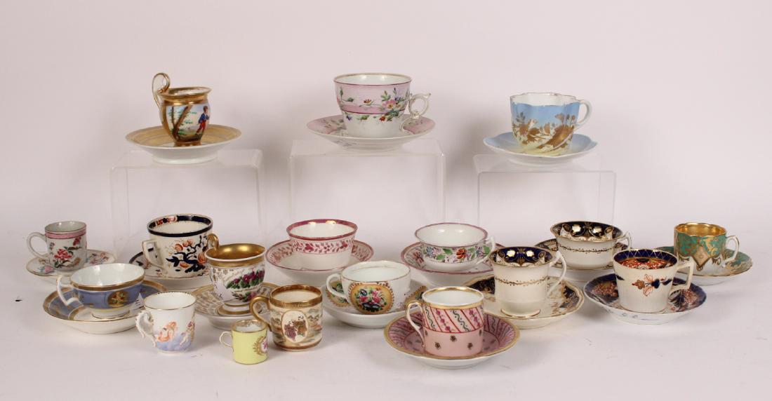 Fifteen Assorted Cups and Saucers (1 of 7)