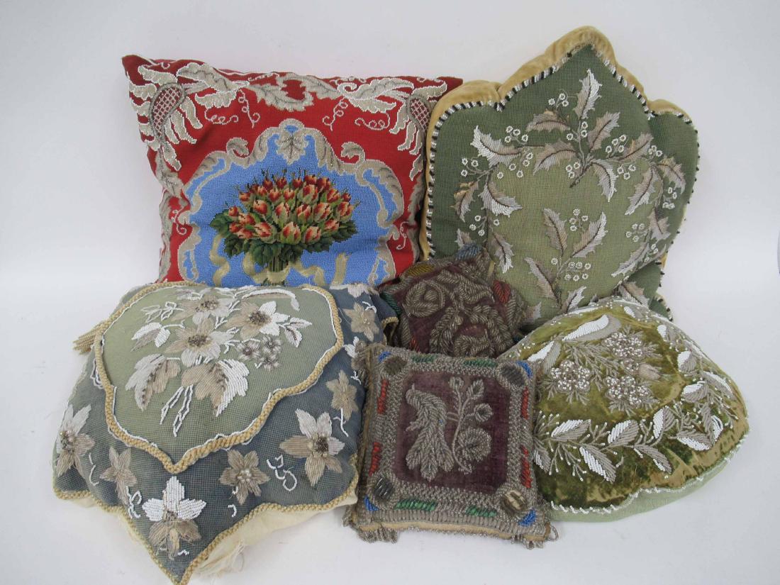 Six Needlework Pillows (1 of 9)
