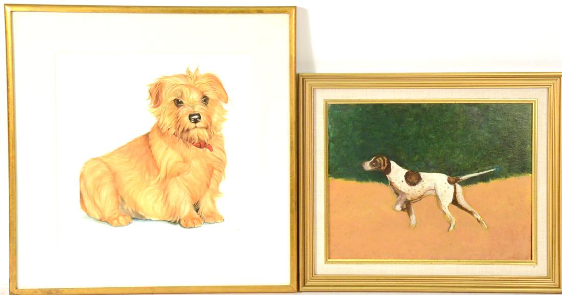 Oil on Canvas, English Pointer (1 of 8)