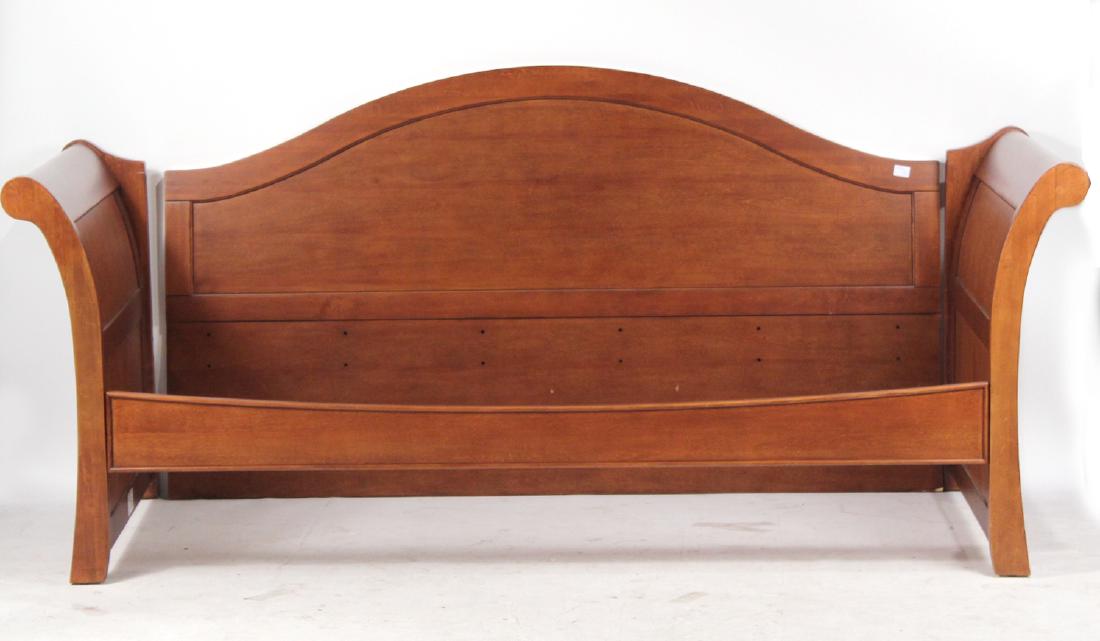 Modern Wood Daybed: Made by Stanley Furniture Company. Apx. 35-1/4"h x 7'l x 42"d
