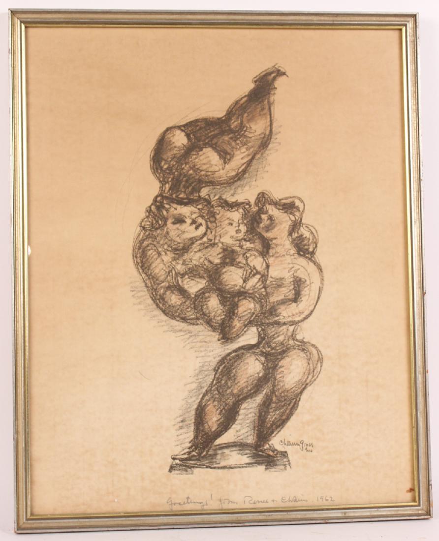 Print, Figures, Chaim Gross (1 of 6)