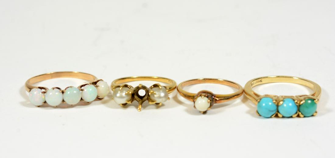 Four Yellow Gold Rings (1 of 6)