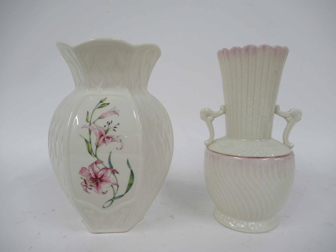 Belleek Two Handled Vase (1 of 5)