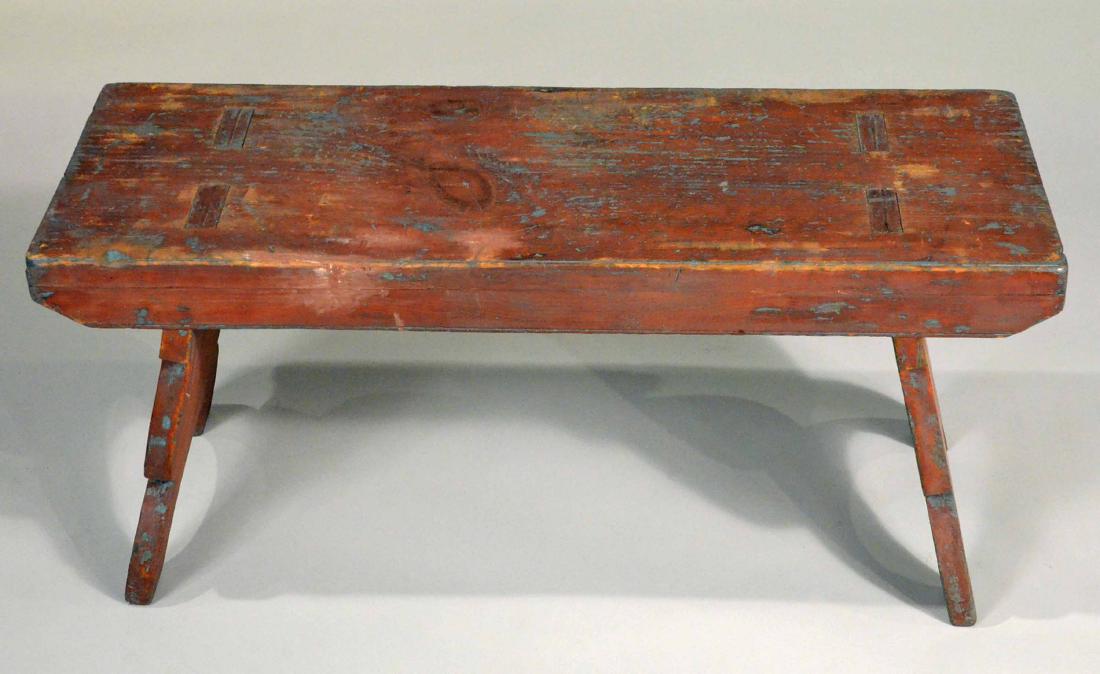 Painted Pine Bench (1 of 5)