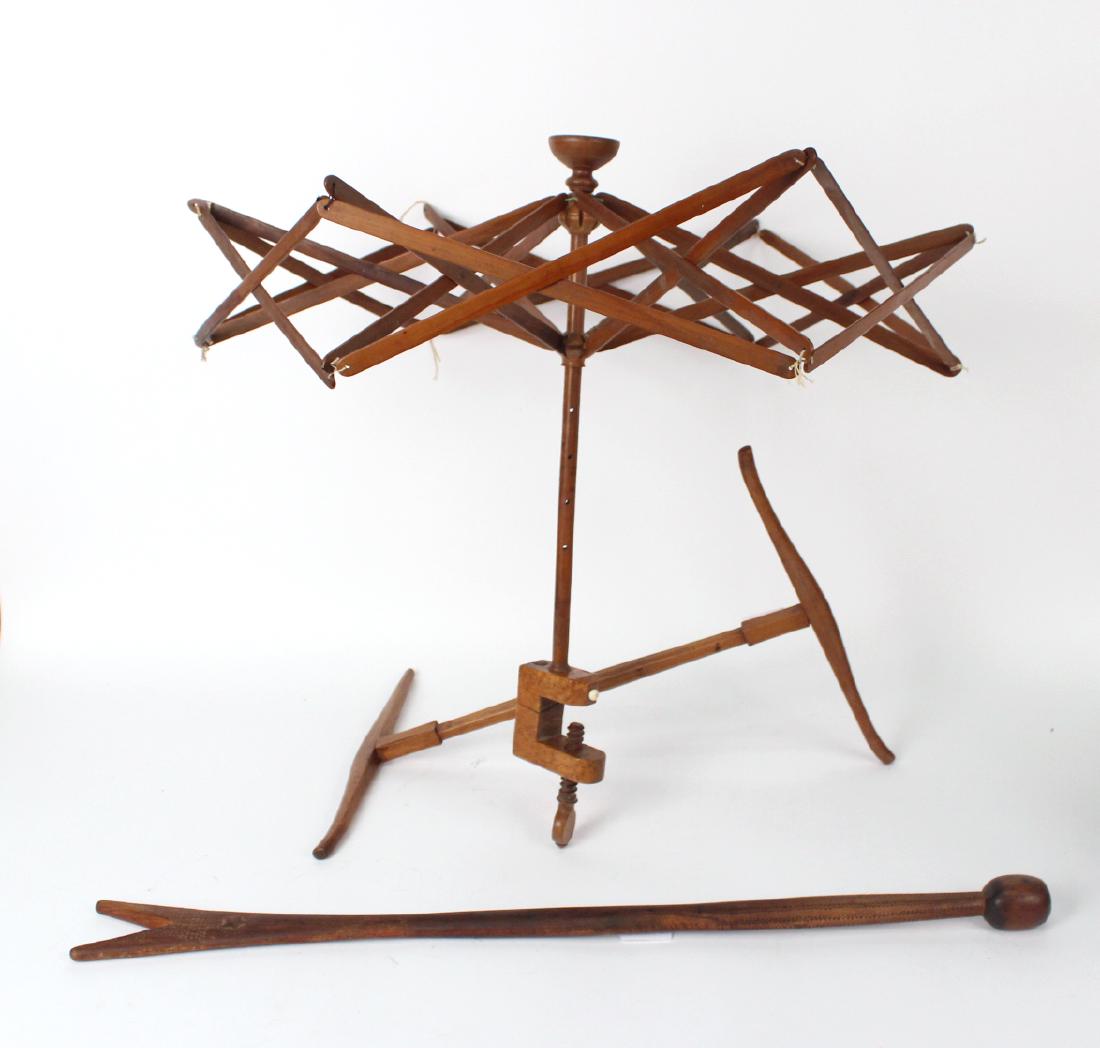 Folk Art Wooden Laundry Fork (1 of 5)