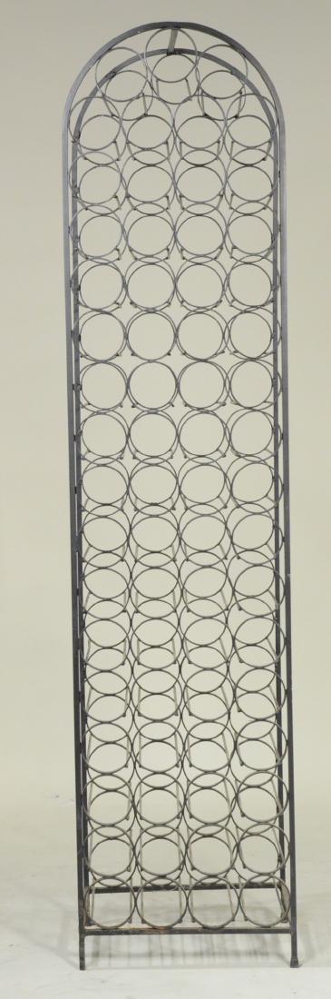 Metal Tower Wine Rack: 6' h x 17"w x 12"d