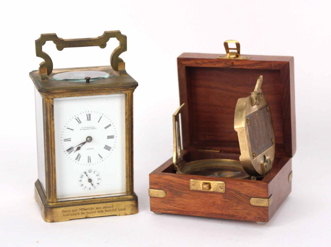 H. W. Bedford Brass Carriage Clock (1 of 11)