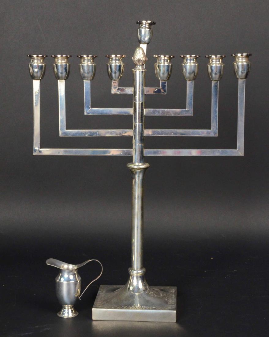 Sterling Silver Modern Menorah (1 of 10)