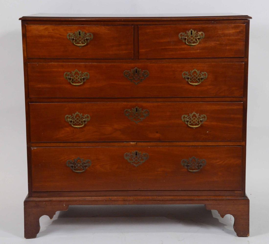 George III Style Mahogany Chest of Drawers (1 of 10)