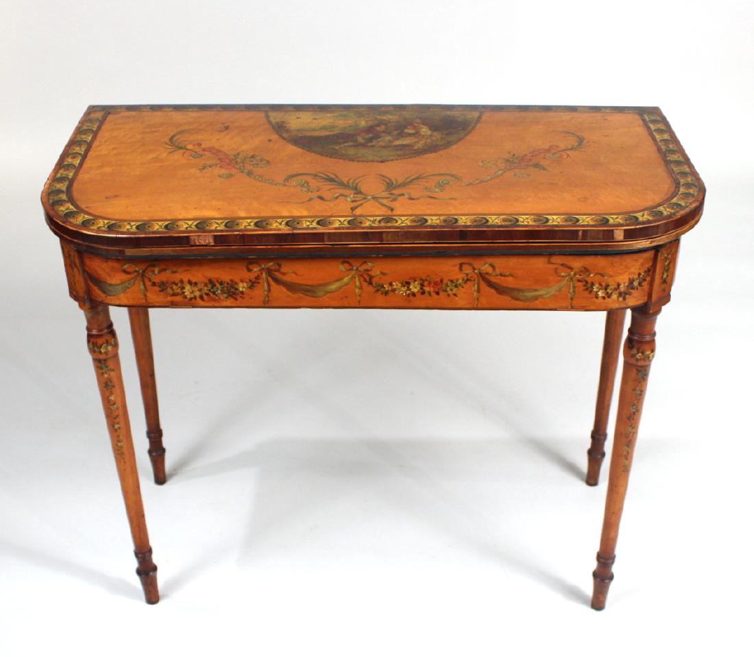 Neoclassical Paint Decorated Games Table (1 of 6)