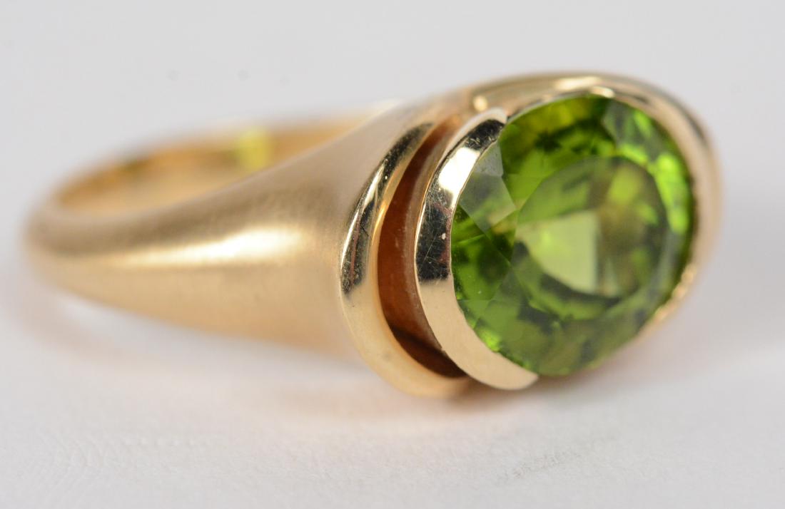 14K Yellow Gold Peridot Ring (1 of 5)