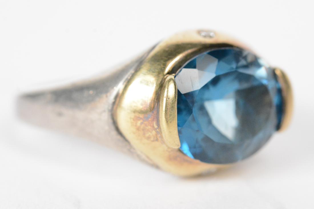 Movado Sterling Silver Paraiba Topaz Ring (1 of 3)