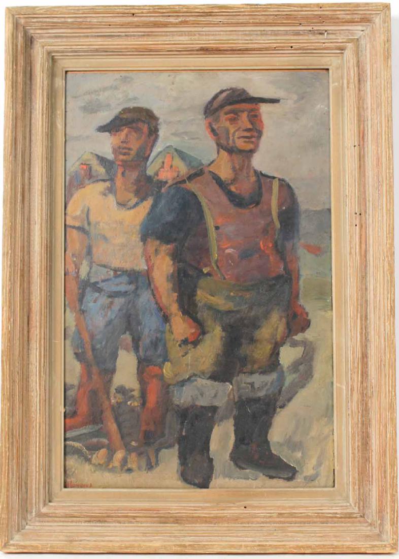 Oil on Canvas, Fishermen, Gerrit Hondius (1 of 9)