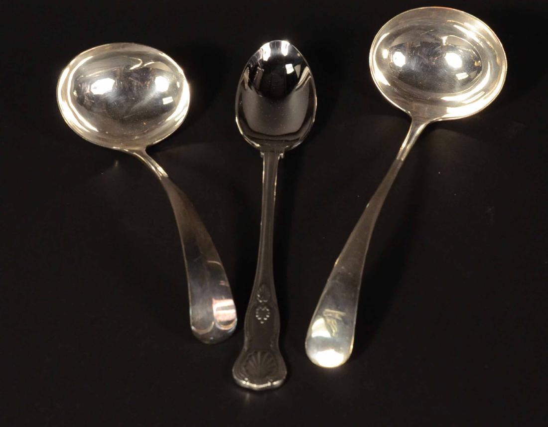 Two English Silver Plated Soup Ladles (1 of 5)