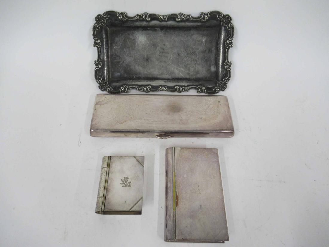Two Silver Plate Book Form Boxes (1 of 8)
