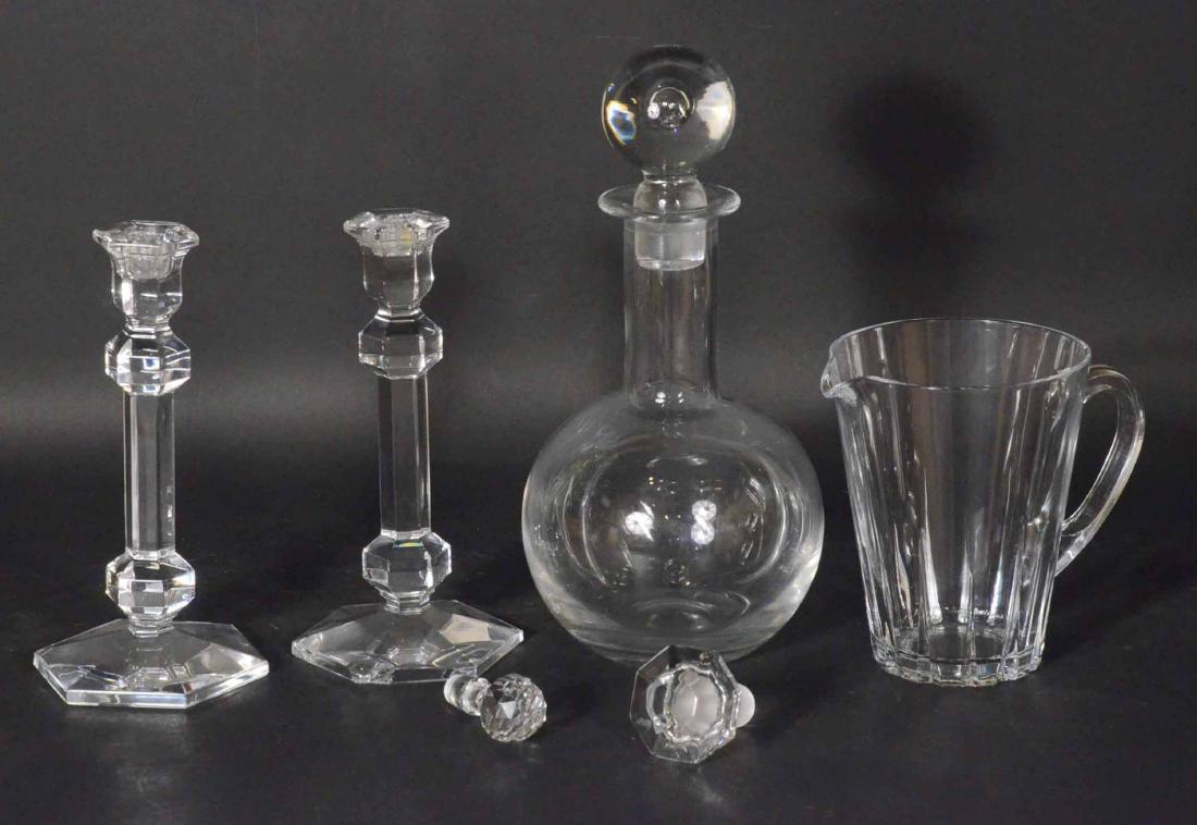 Pair of Val St Lambert Candlesticks (1 of 9)