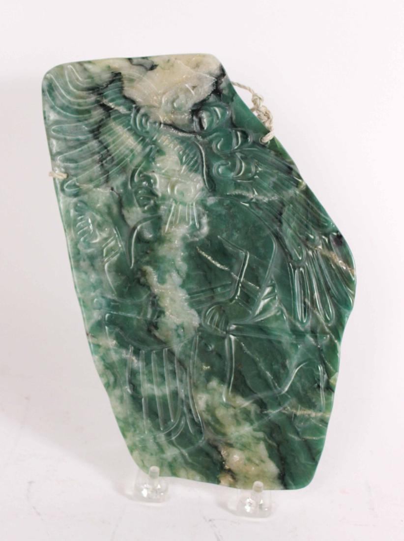 South American Carved Hardstone Wall Plaque (1 of 3)