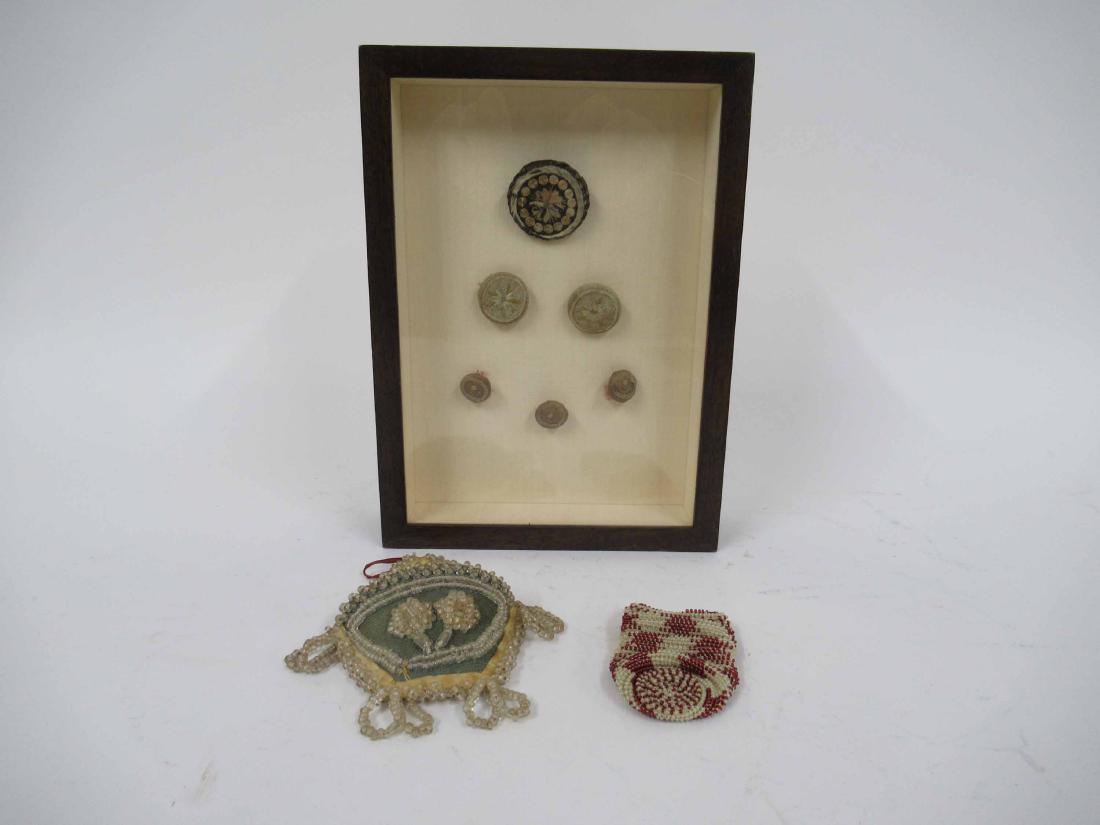 Shadowboxed Victorian Clothing Buttons (1 of 7)