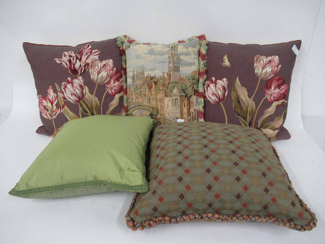 Five Decorative Throw Pillows (1 of 8)