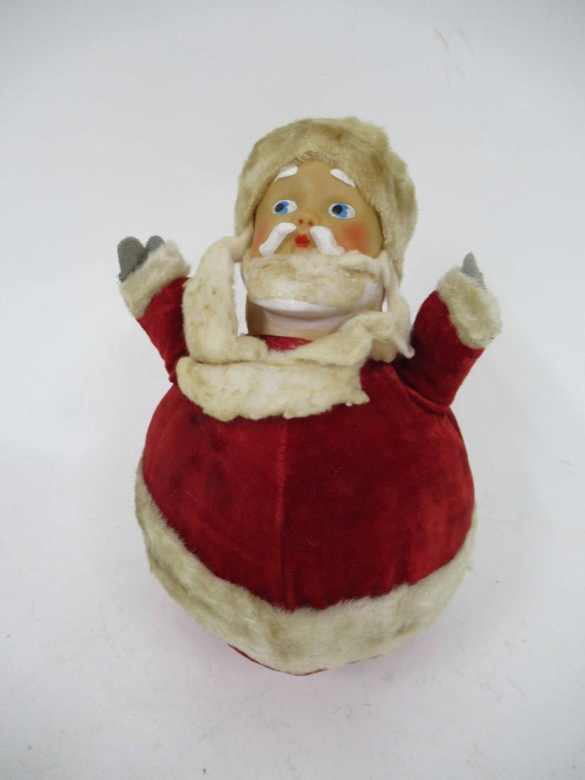 Vintage Santa Claus Music Box: 11"h