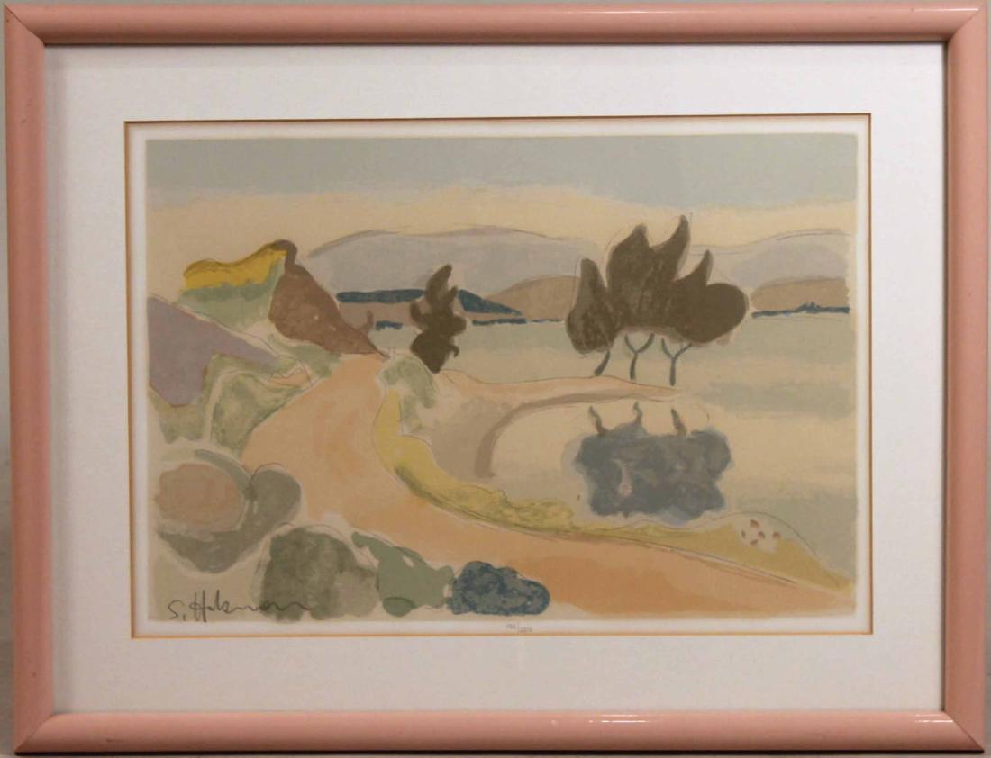Lithograph, Landscape, Shimson Holzman (1 of 7)