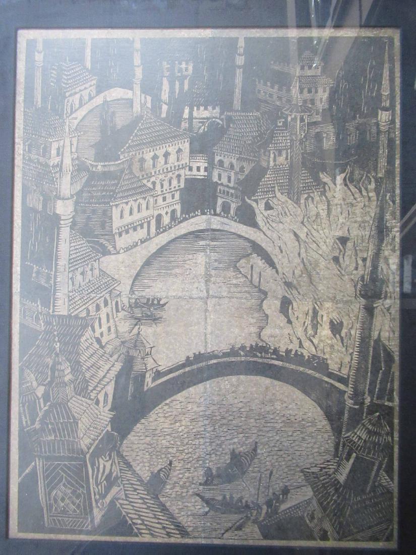 Asian Wood Block Print (1 of 3)