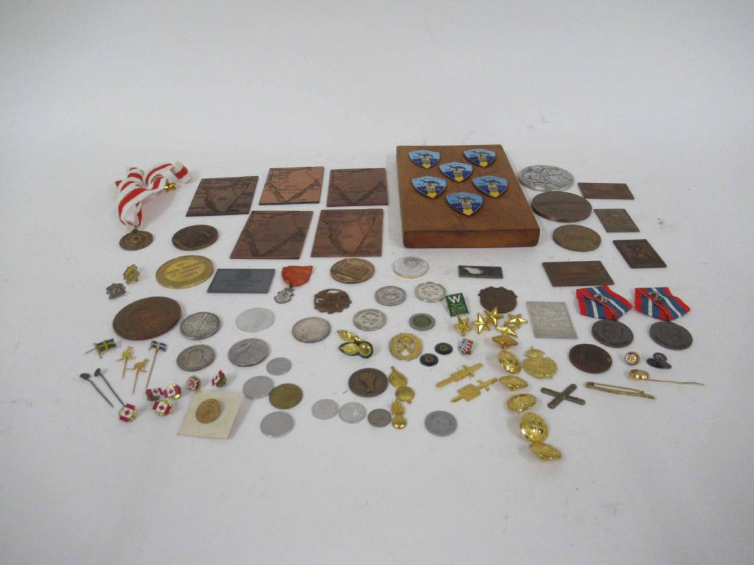 Group of Assorted Medals, Medallions & Pins (1 of 8)