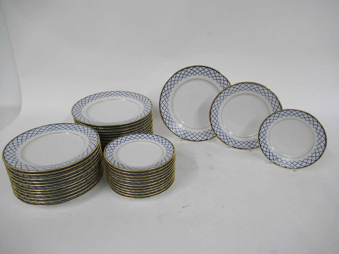 Thirty Six Pieces of Rorstrand Sweden Dinnerware: Prince pattern.