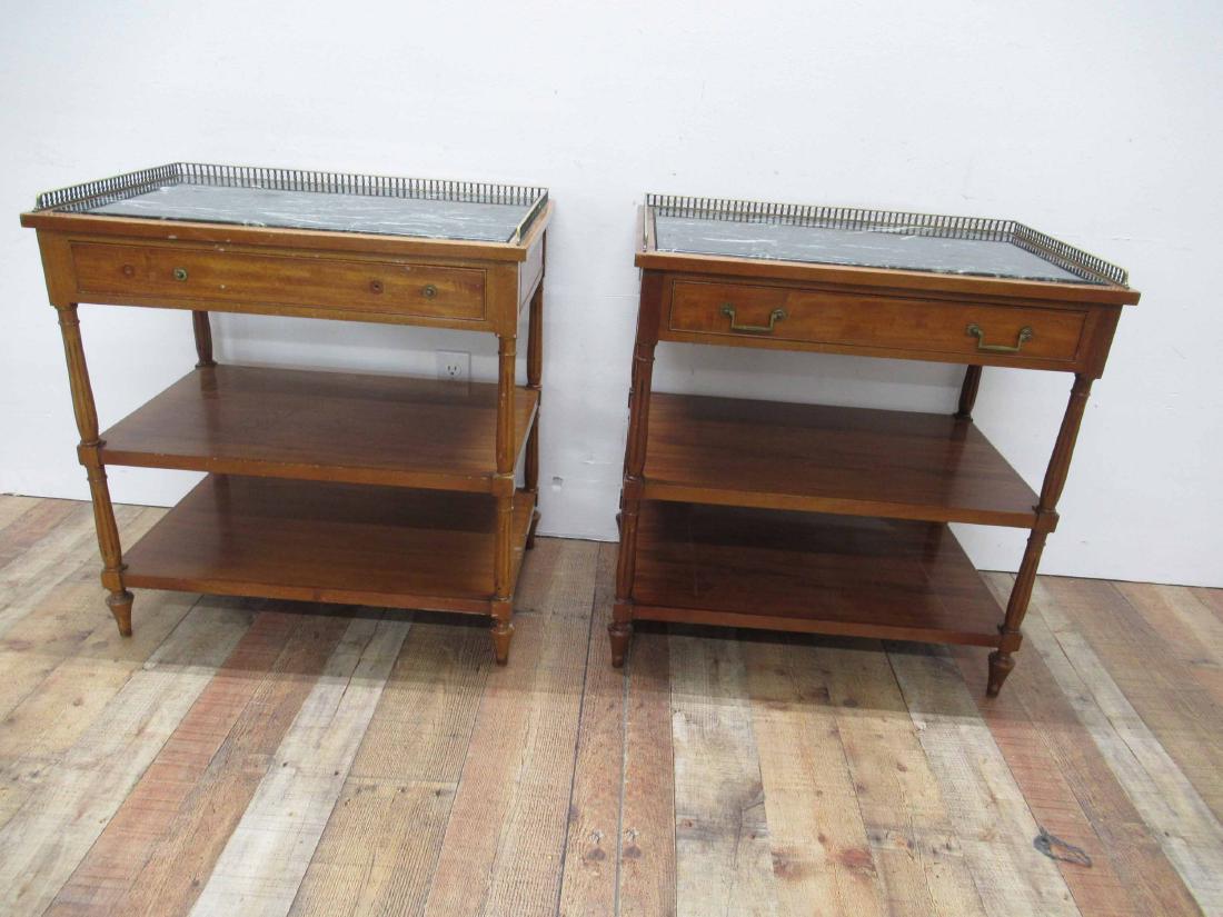 Pair Louis XVI Style Beacon Hill Collection Table (1 of 8)