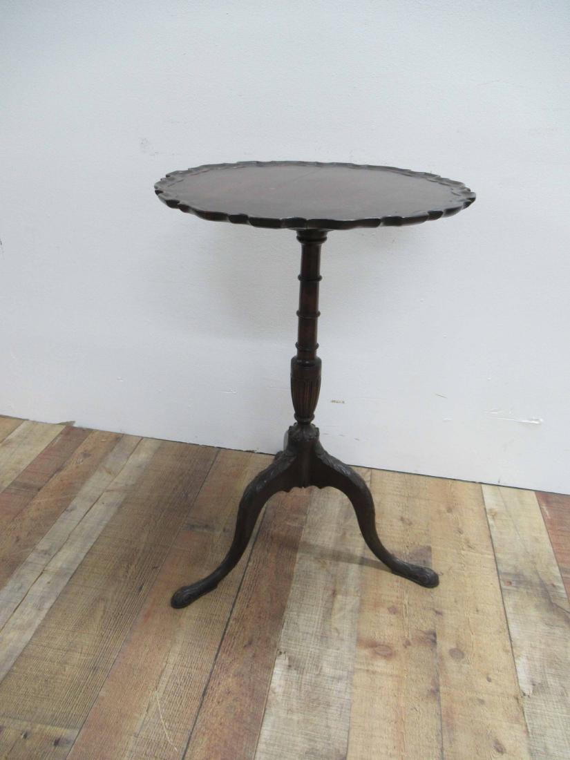 Chippendale Mahogany Pie Crust Top Table (1 of 5)