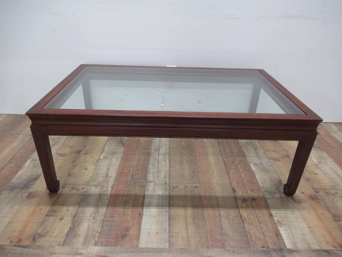 Chinese Hardwood Vitrine Table (1 of 4)