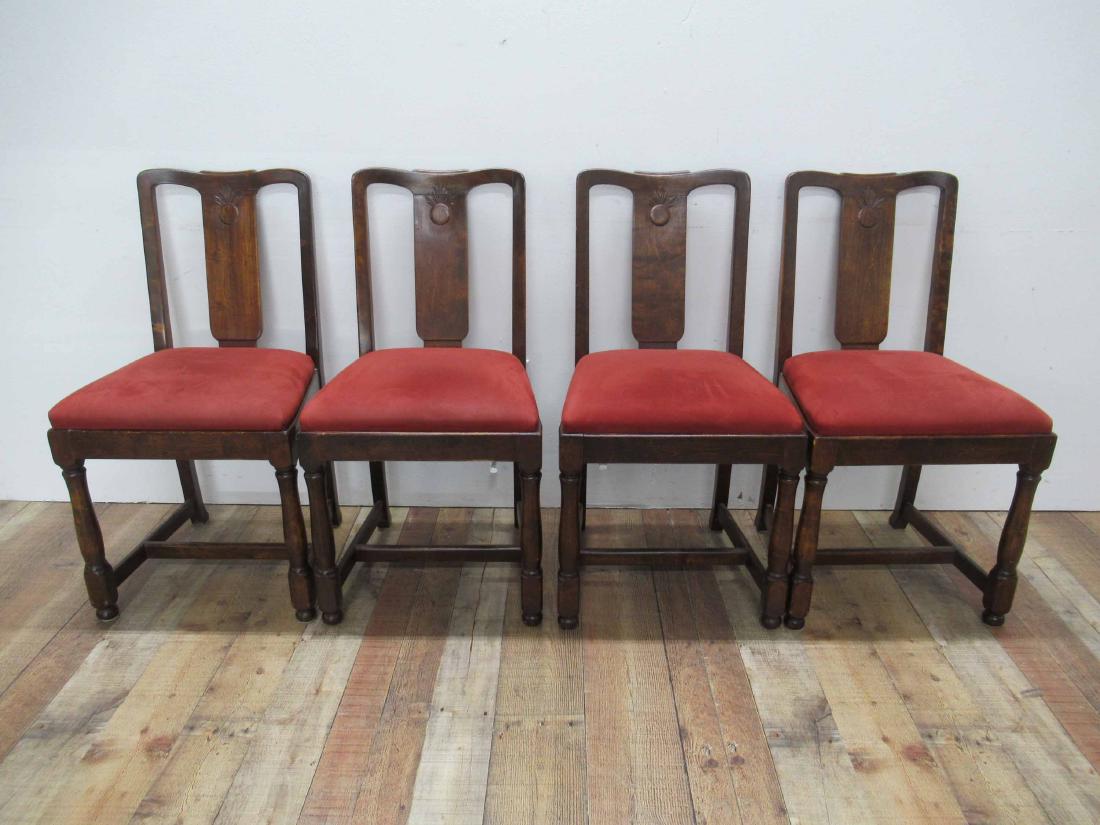 Four Jacobean Style Swedish Side Chairs (1 of 6)