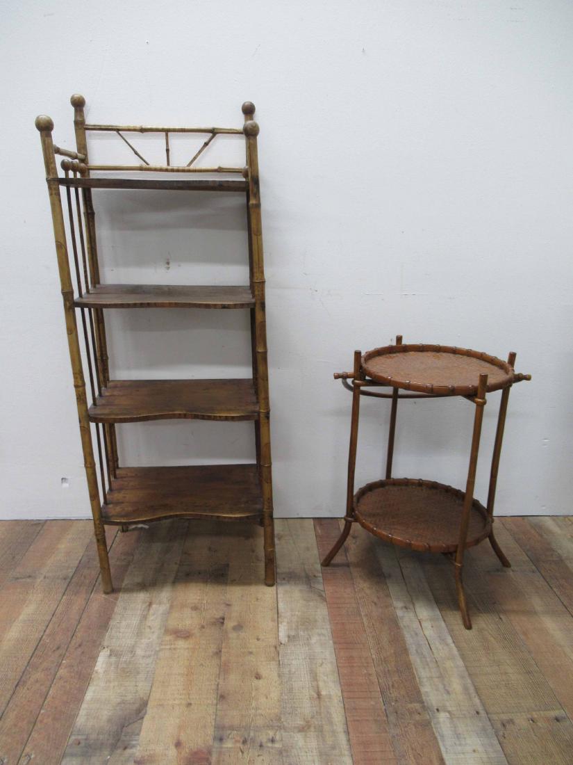 Two Rattan Etageres (1 of 5)