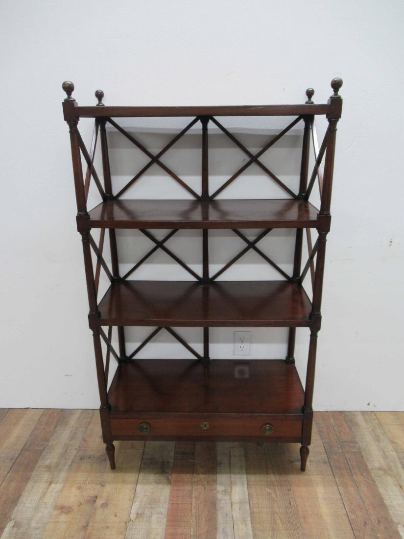 Regency Style Mahogany Etagere (1 of 8)