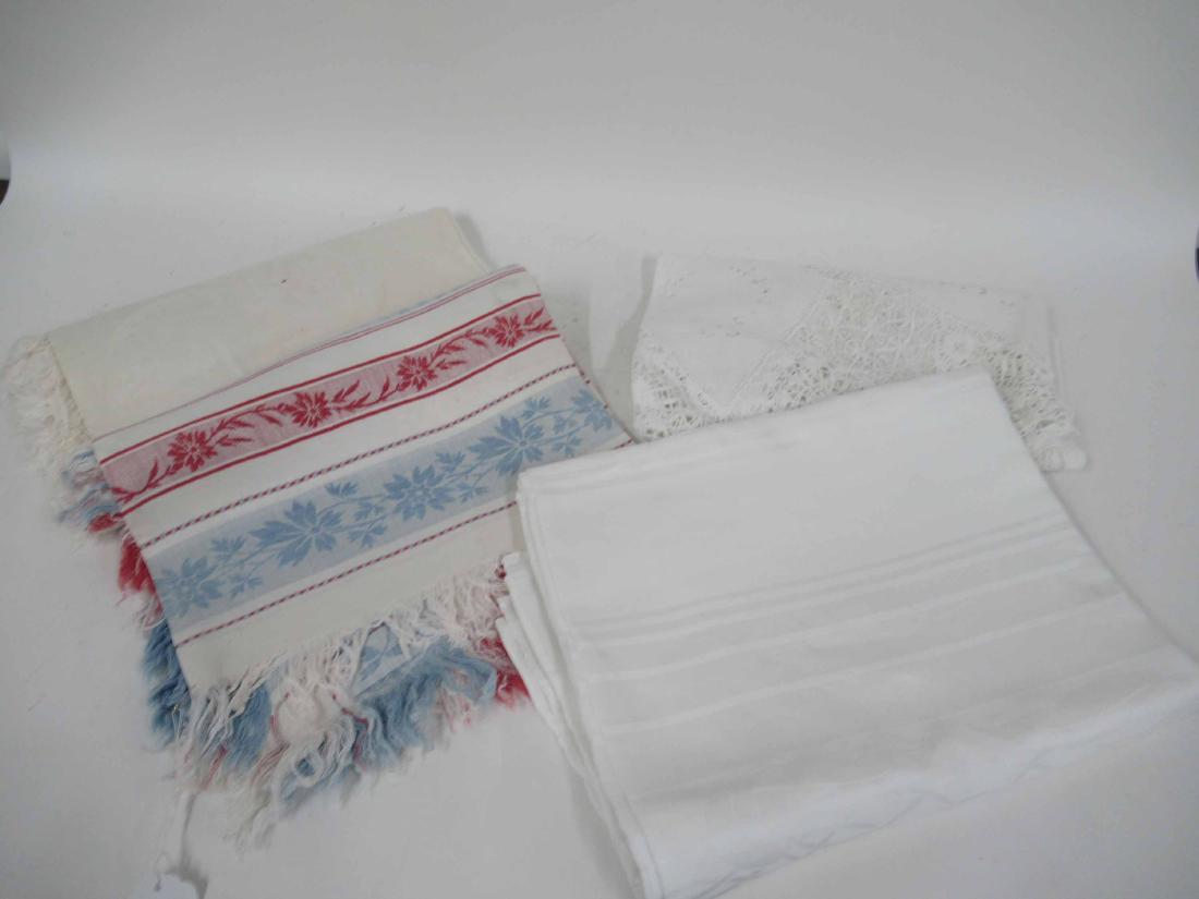 Three Traditional White Table Cloths (1 of 4)