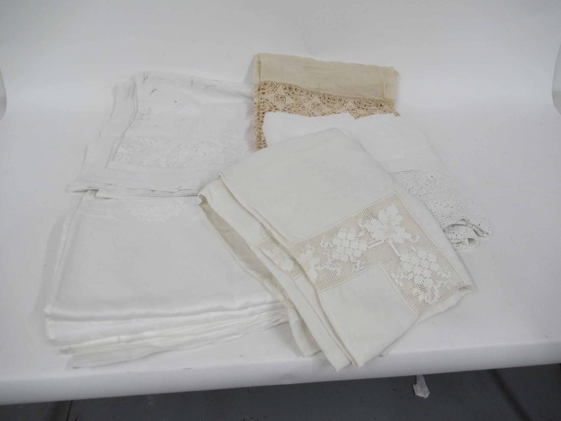 Five assorted Vintage Table Cloths (1 of 12)