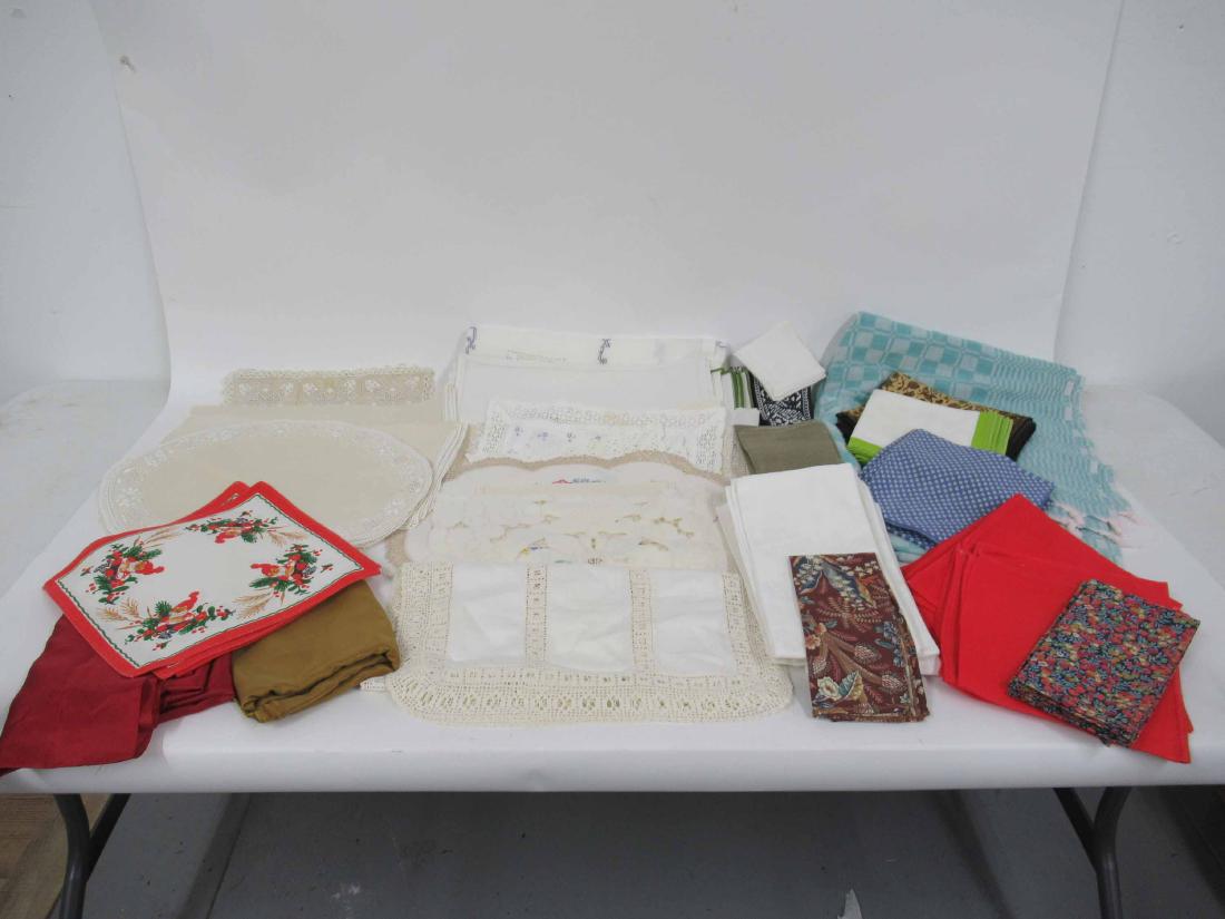 Large Group of Table Linens (1 of 9)