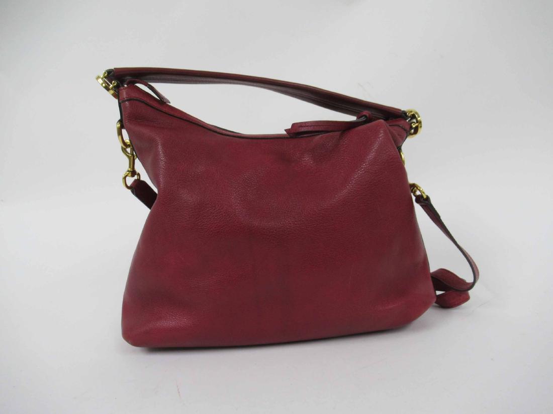 Vintage Gucci Red Leather Hobo Handbag (1 of 10)