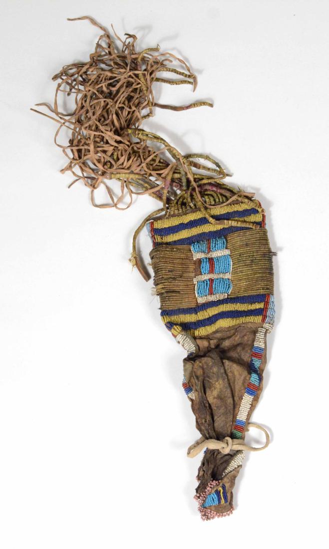 Exceptionally Rare Native American Pipe Bag