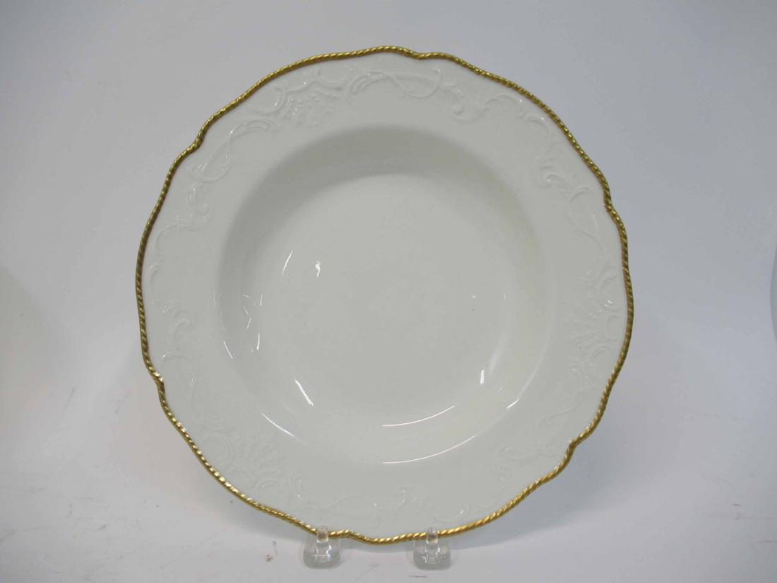 Set of Twelve Spode Bowls #270230: Having gilt decorated border. 10 1/2" dia