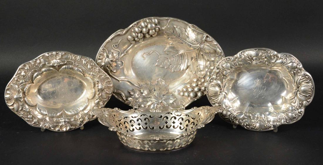 Four Sterling Silver Dishes (1 of 9)